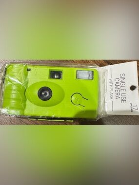 NWT Lime Green Single-Use Camera